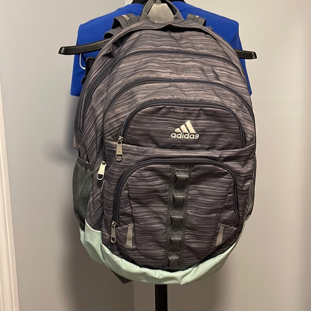 Adidas 5 zipper backpack
